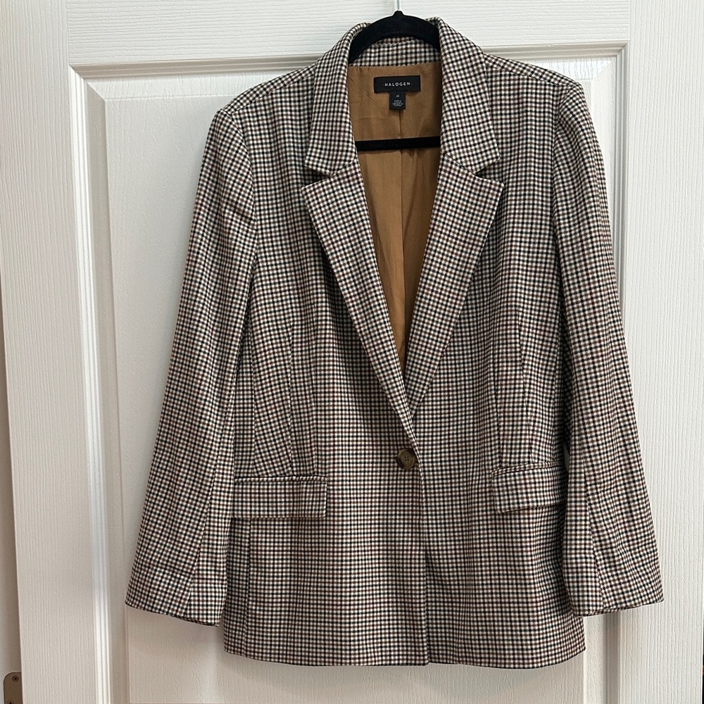 Halogen Women's Houndstooth Blazer